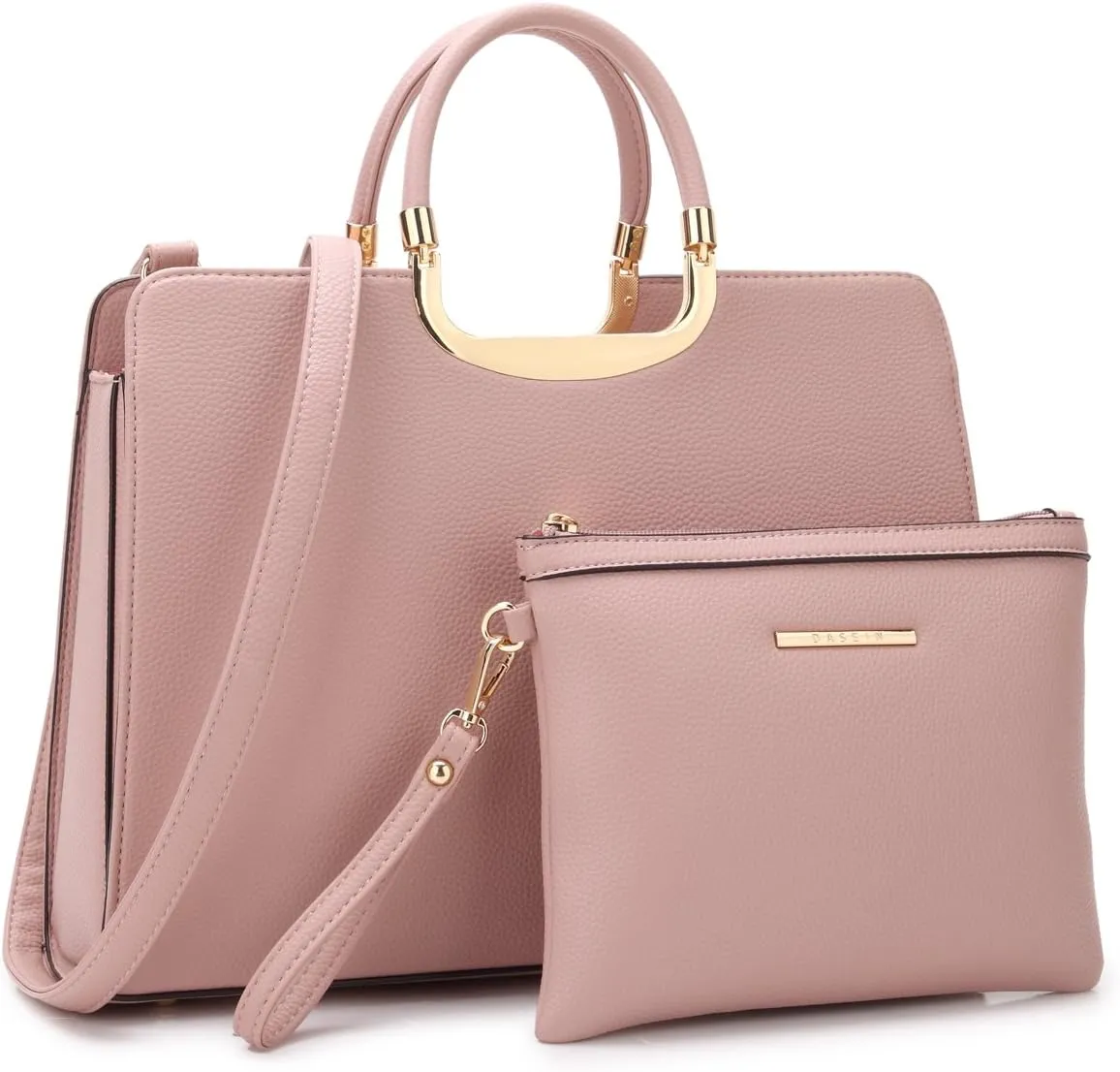 Womens Handbag Top Handle Shoulder Bag Tote Satchel Purse Work Bag with Matching Wallet