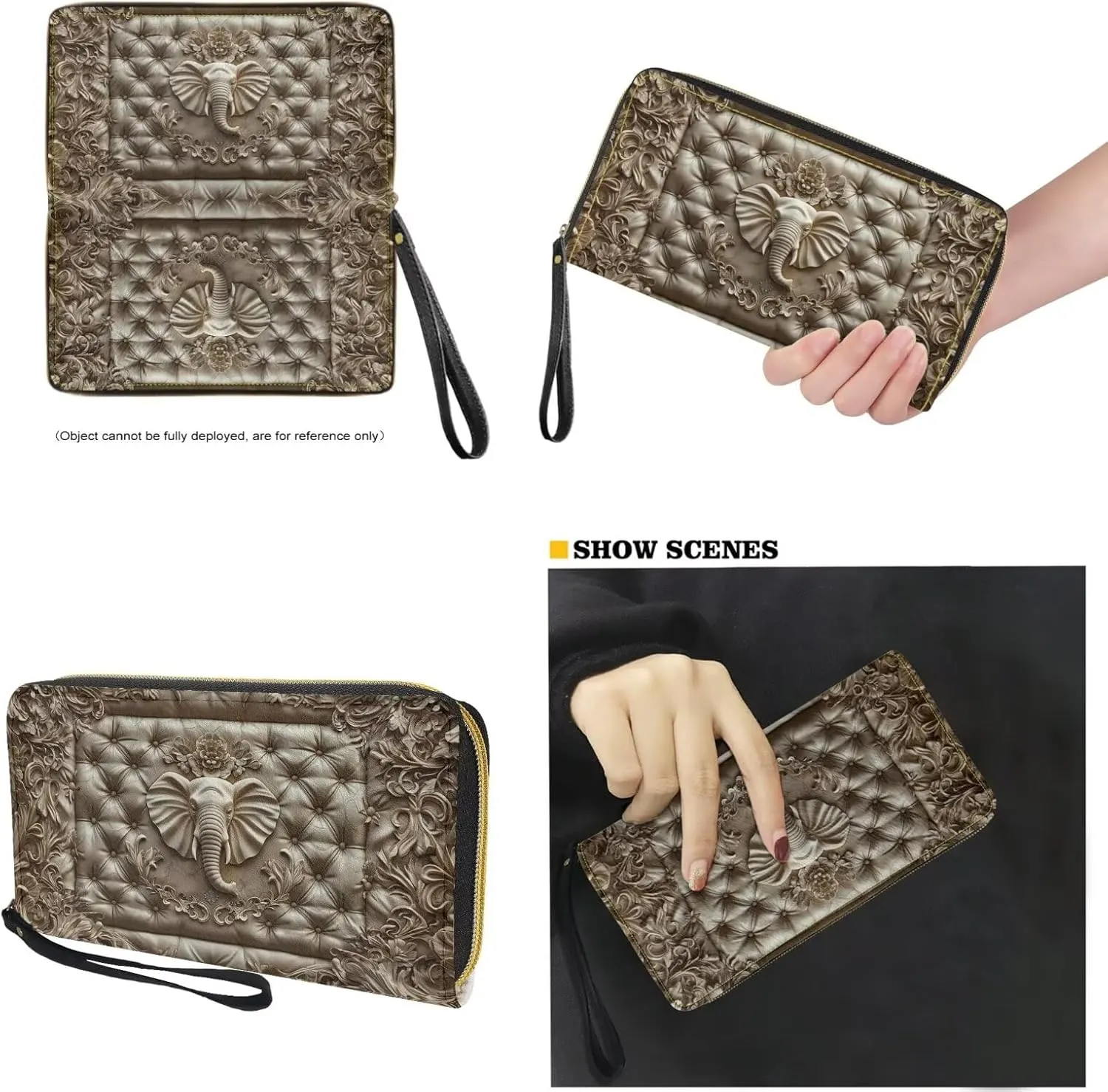 Womens Handbag Wallet Set Leather Satchel Purse Handbag with Wristlet Wallet Top Handle Handbag for Ladies