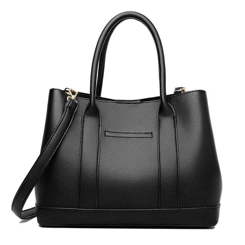 Women's Korean Style Fashion Mom Commuter Large Handbags