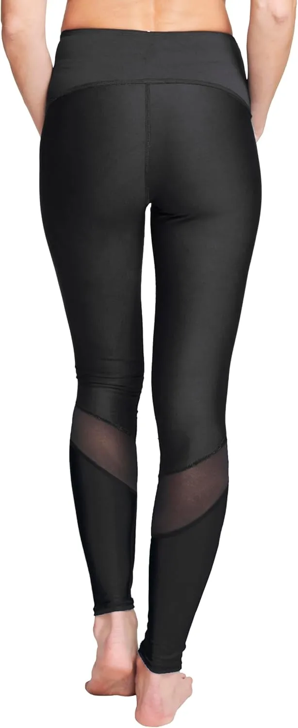 Womens Printed Leggings w/Pocket – High Waist, Tummy Control, Full Length - Perfect for Yoga & Workouts