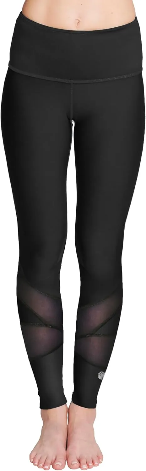 Womens Printed Leggings w/Pocket – High Waist, Tummy Control, Full Length - Perfect for Yoga & Workouts