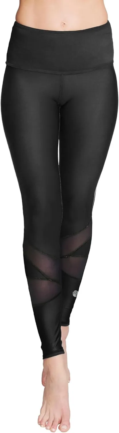 Womens Printed Leggings w/Pocket – High Waist, Tummy Control, Full Length - Perfect for Yoga & Workouts