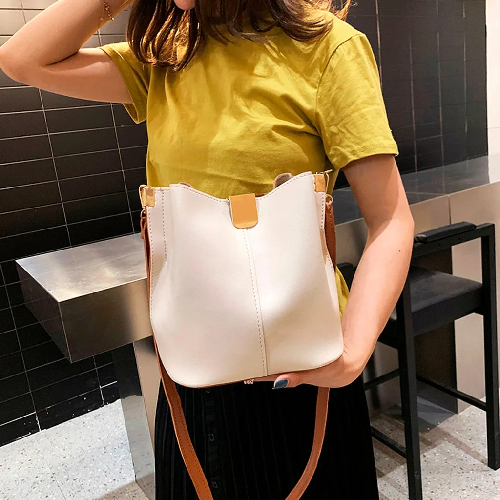 Women's PU Leather Large Capacity Tote  - "HELENA"