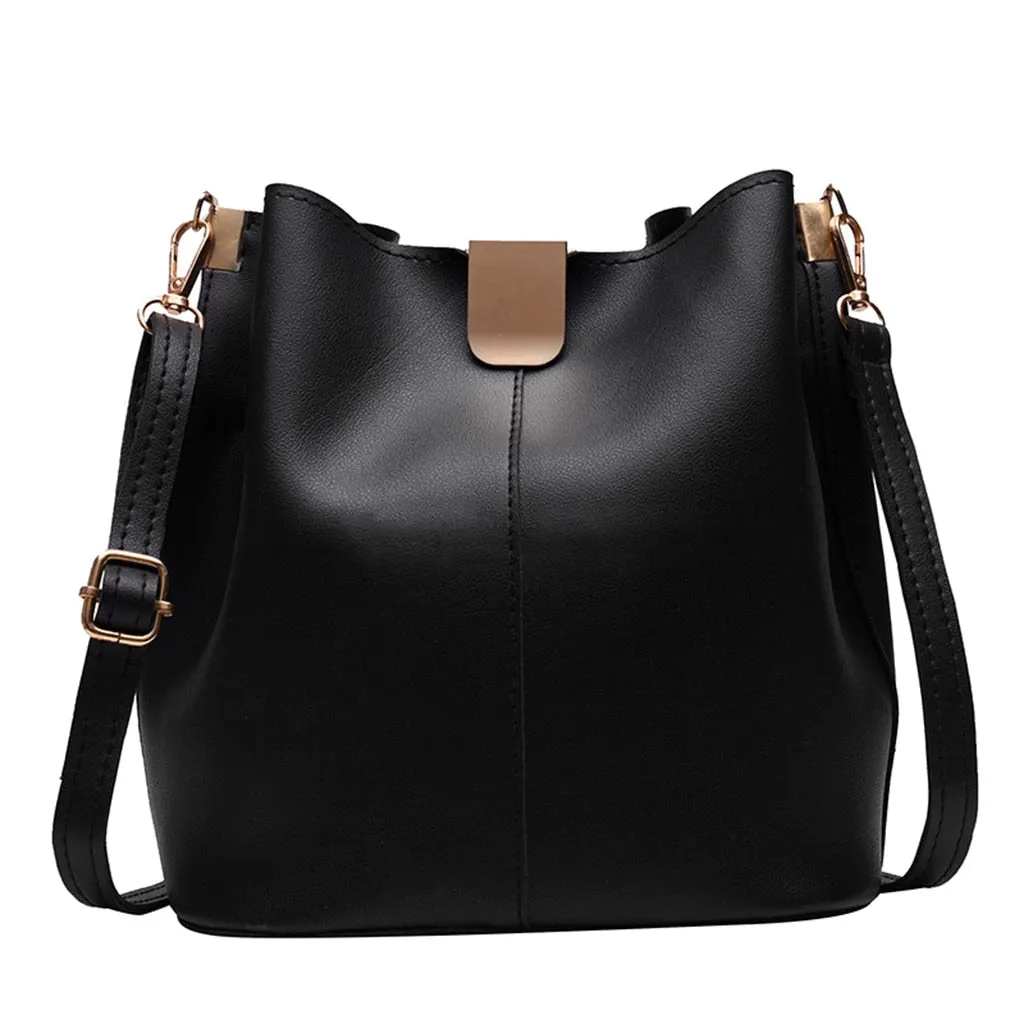 Women's PU Leather Large Capacity Tote  - "HELENA"