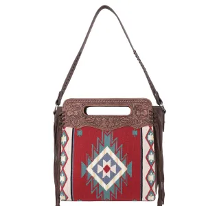 Women's Trinity Ranch Aztec Tapestry Concealed Carry Hobo Bag #TR145G-918CF