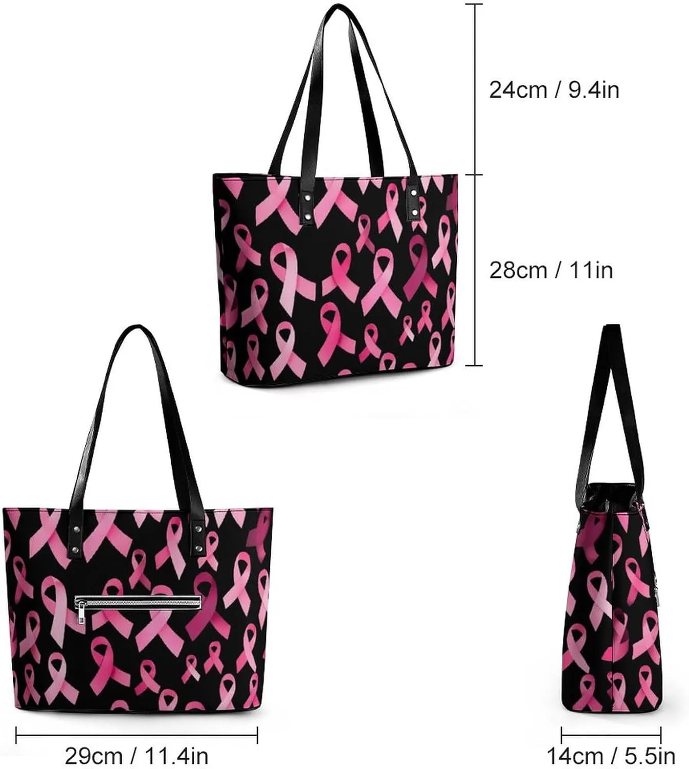 Women's Versatile Bucket Bag Soft PU Leather Trendy Shoulder Purse