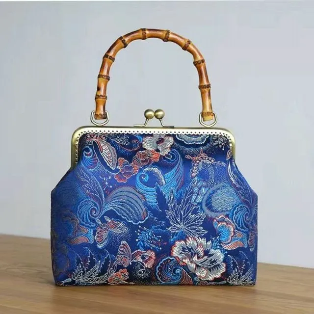 Wood Hand lock Shell Bags Vintage Designer Bag Women Shoulder Crossbody Bag Chain Tote Women&#39;s Handbags Purses free shipping