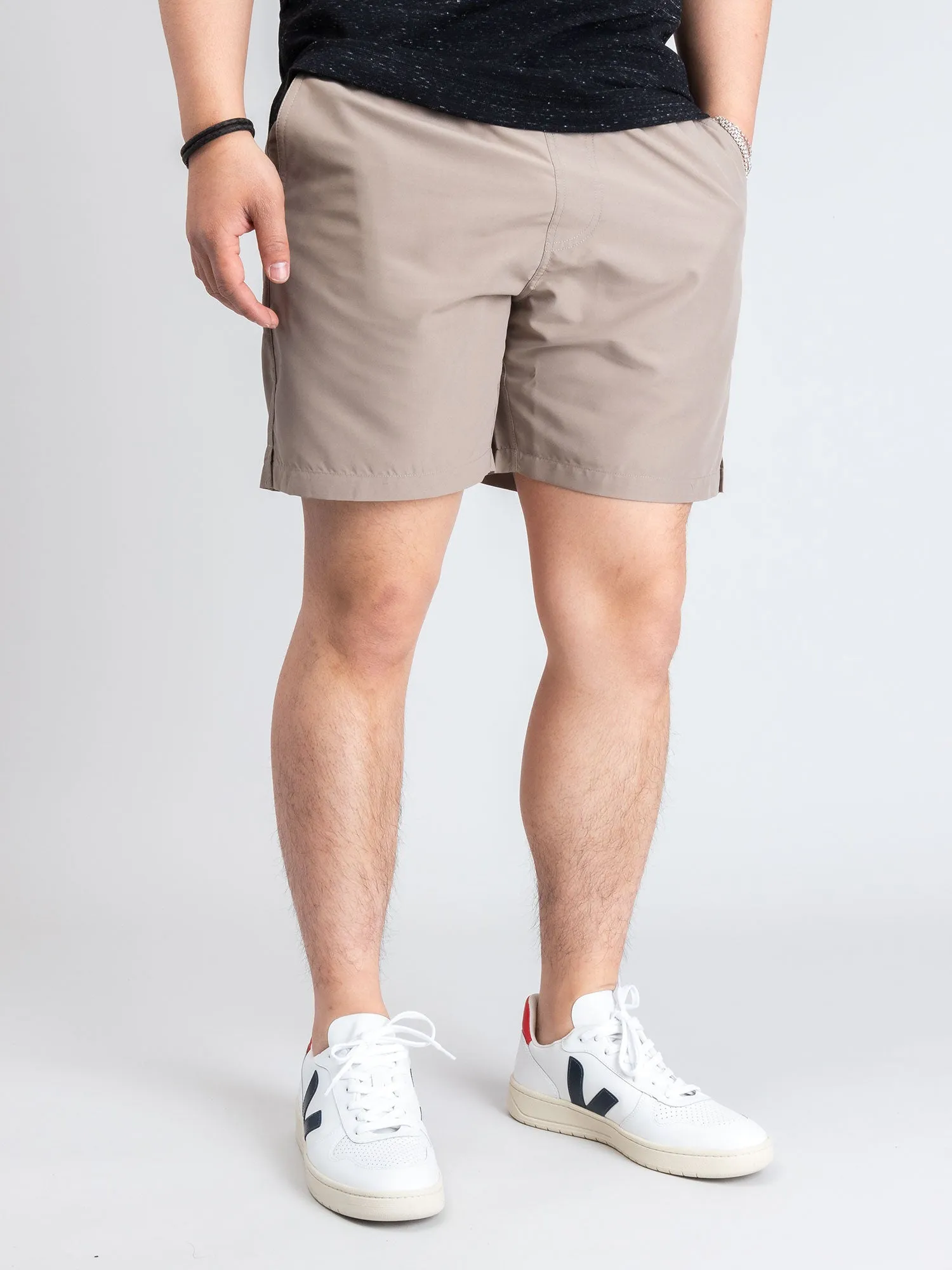 Woven Swim Shorts in Dust
