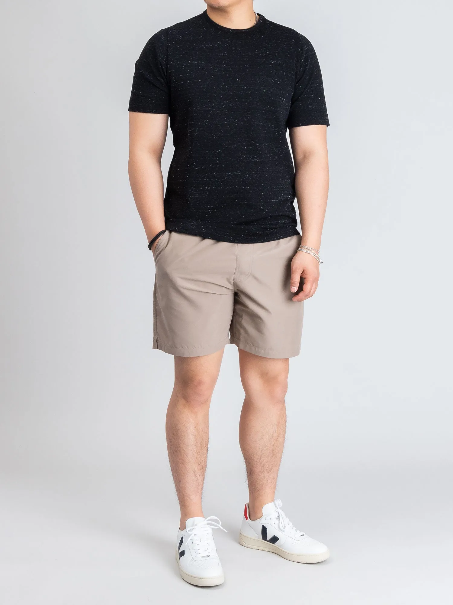 Woven Swim Shorts in Dust