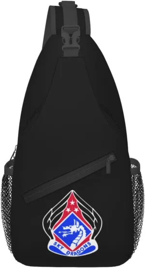 Xviii Airborne Corps Dui Crossbody Bags For Women Men Chest Backpack Gym Shoulder Bag Travel Outdoor Sports Casual Crossbody Bags