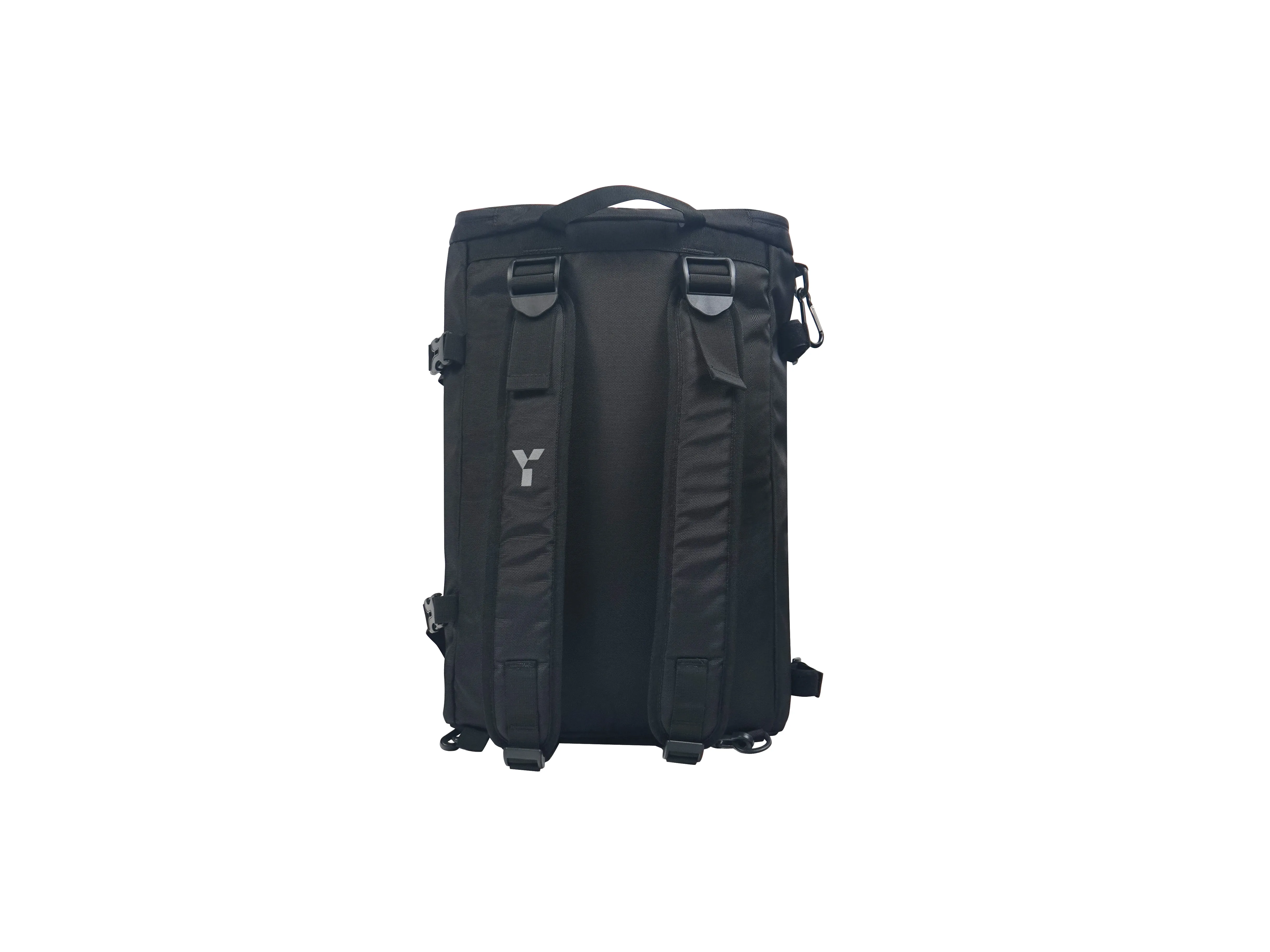 Y1 Accra Canvas Backpack - Black