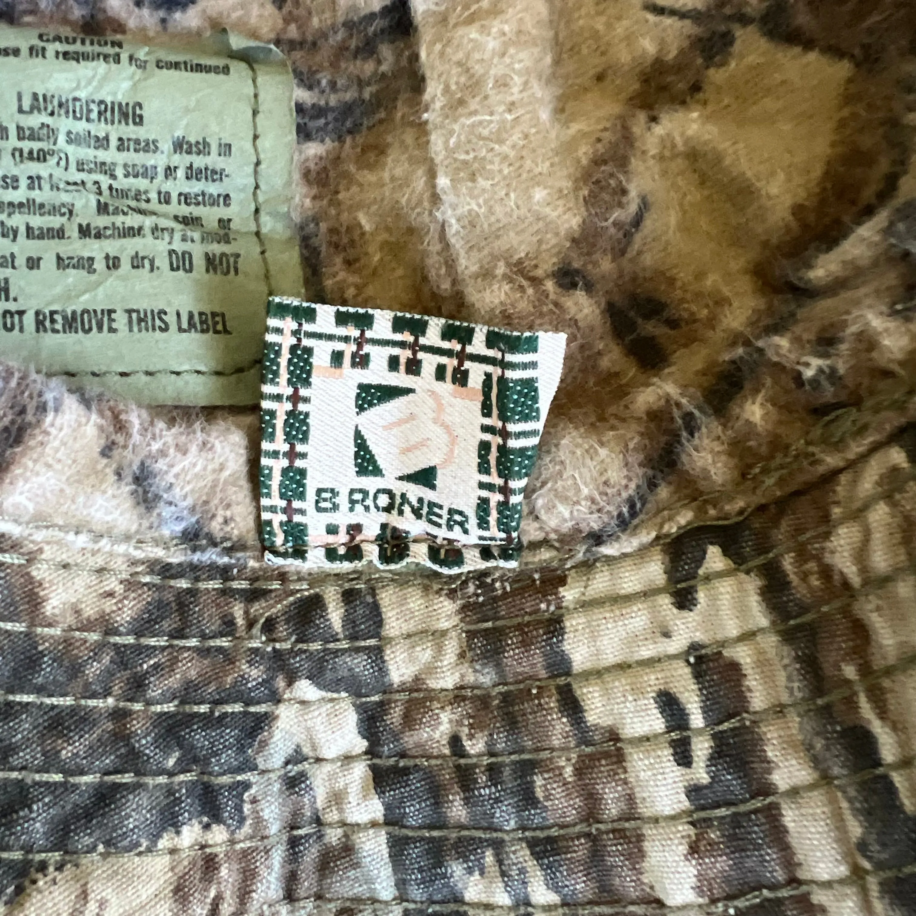 Y2K Military Broner Type 2 Jungle Realtree Camouflage Bucket Hat - 7 1/2