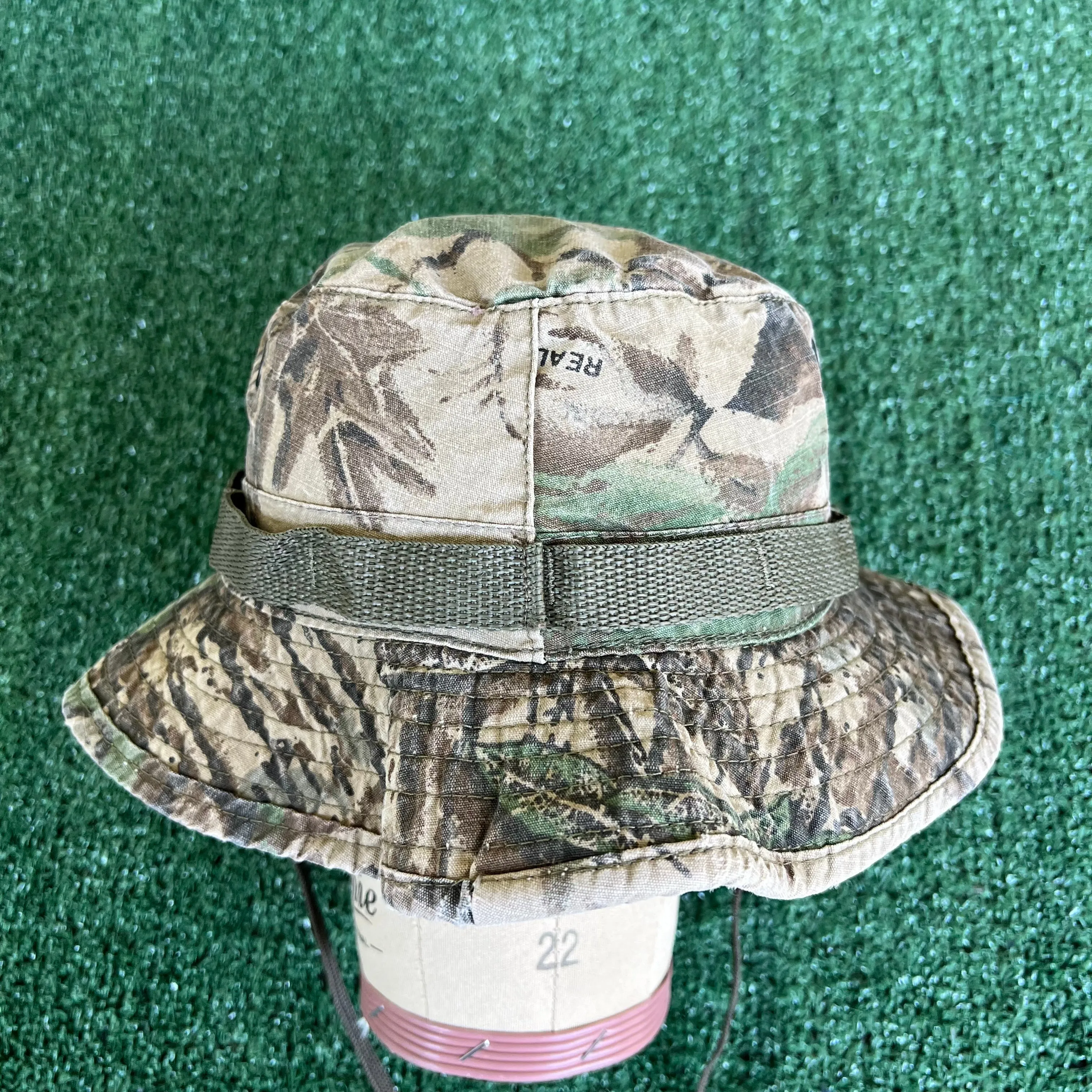 Y2K Military Broner Type 2 Jungle Realtree Camouflage Bucket Hat - 7 1/2