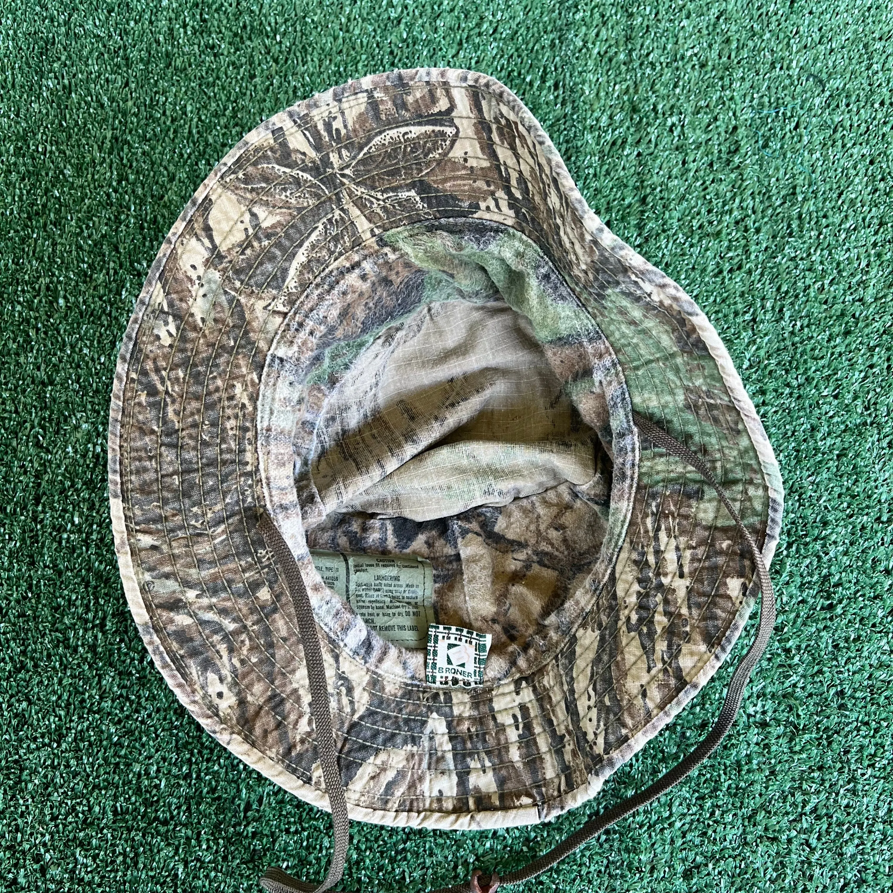 Y2K Military Broner Type 2 Jungle Realtree Camouflage Bucket Hat - 7 1/2