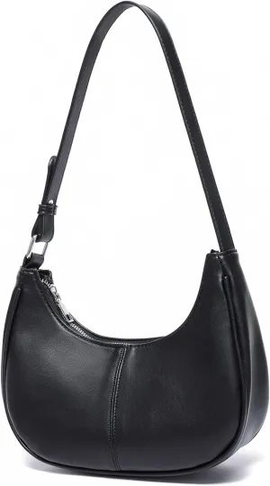 YIKOEE Small Crescent Shoulder Bag for Women with Adjustable Strap