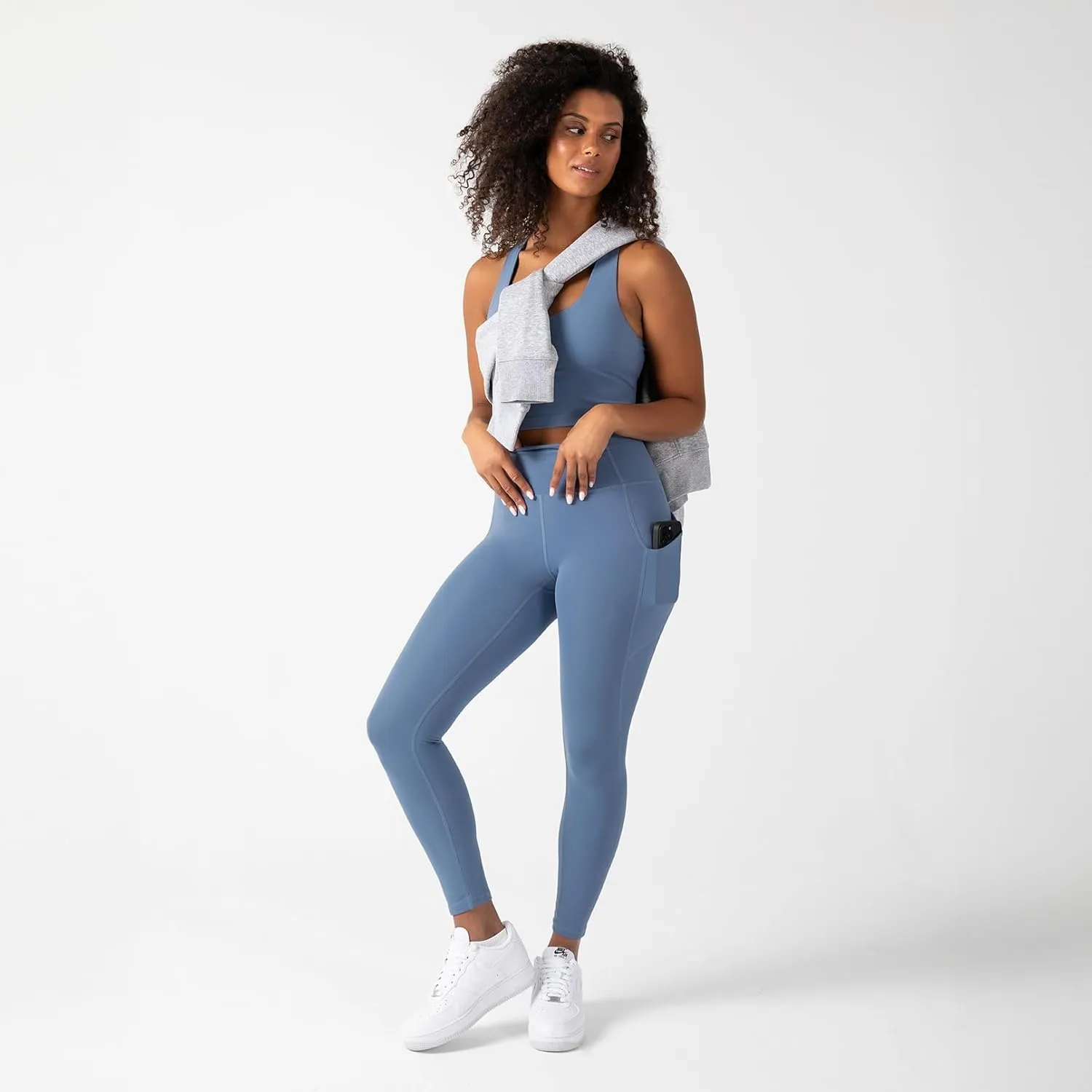 YITTY Active Women's Ultraluxe High-Waist Pocket Legging, Athleisure, 4-Way-Stretch