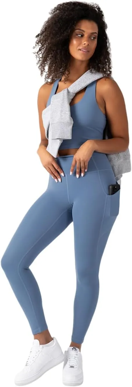 YITTY Active Women's Ultraluxe High-Waist Pocket Legging, Athleisure, 4-Way-Stretch