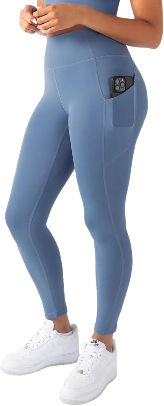 YITTY Active Women's Ultraluxe High-Waist Pocket Legging, Athleisure, 4-Way-Stretch