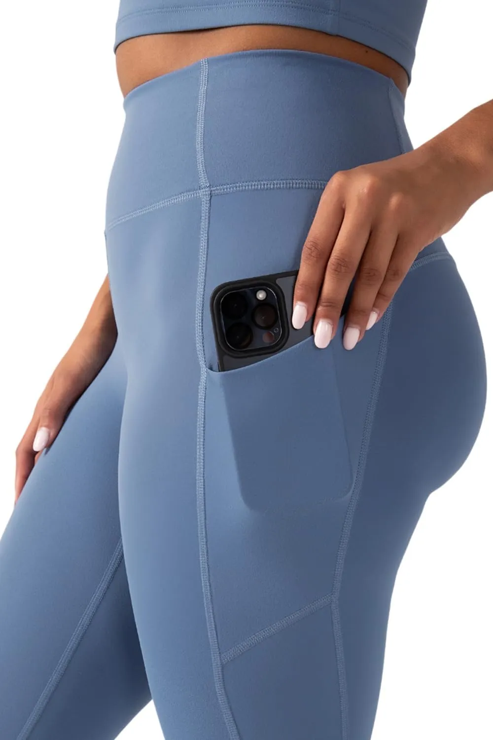 YITTY Active Women's Ultraluxe High-Waist Pocket Legging, Athleisure, 4-Way-Stretch
