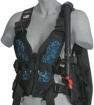 Zeagle Zena Women's BCD (Blue Floral, Small)