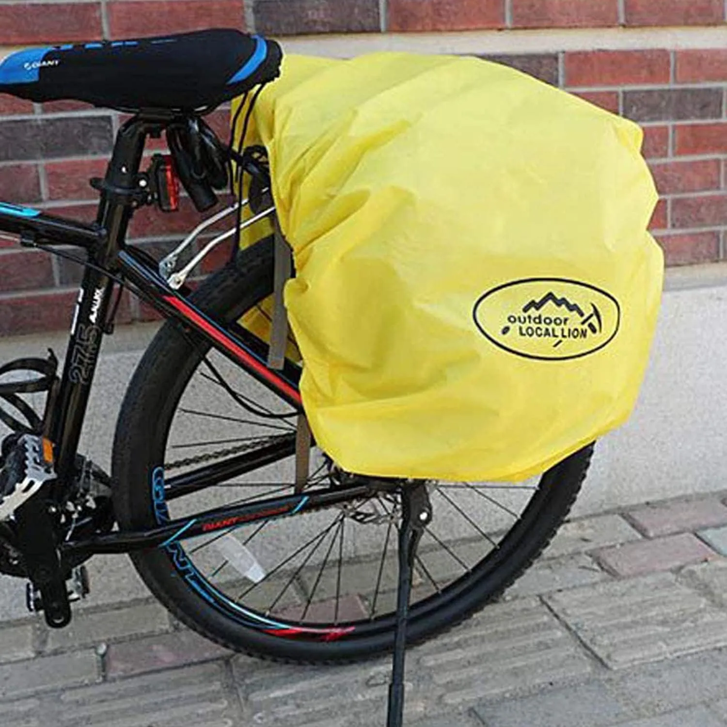 ZTZ 50L Panniers Bike Bags, Waterproof Bike Panniers Made of High-Density 600D Polyester for Durable Use, Bike Saddle Bag come with Reflective Trim and Rain Cover, Easy Organize