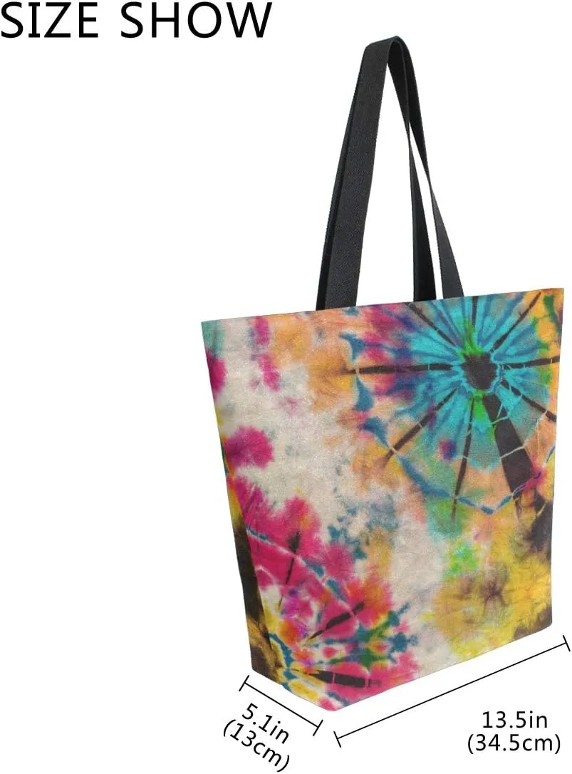 ZZKKO Japanese Cherry Canvas Tote Grocery Bag Shoulder Casual Book Bag
