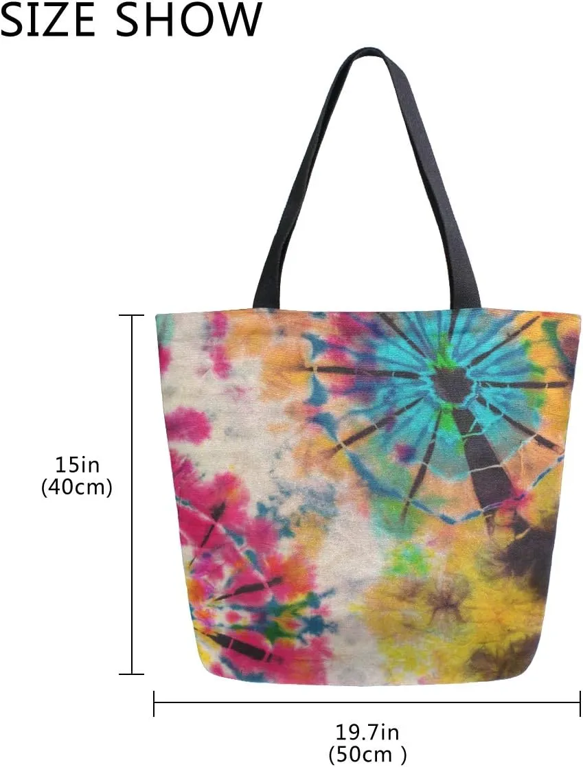 ZZKKO Japanese Cherry Canvas Tote Grocery Bag Shoulder Casual Book Bag